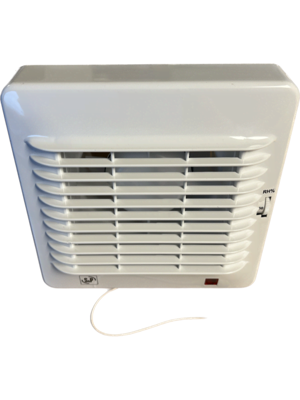THERMEX EDM 100HZ ventilator met vochtregeling, Ø100 mm, wit