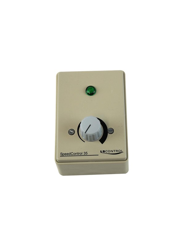 THERMEX Regelaar TR 40 3,5 A m/schakelaar en onderplaat, grijs