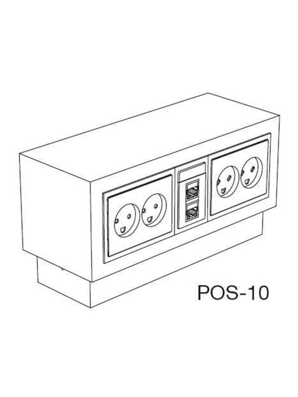 Thorsman Service post pos-10/10 Wit