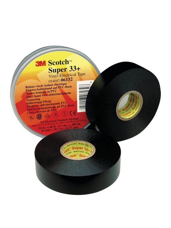 3M SUPER33+-19X20 Isolatietape Scotch Zwart (l x b) 20 m x 19 mm 1 stuk(s)