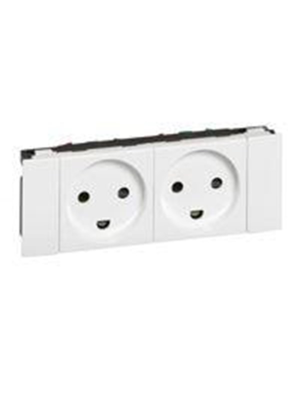 Legrand Socket danish standart 2p+e double