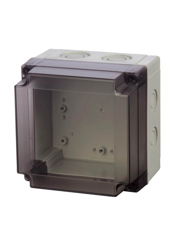 FIBOX Enclosure PC metric smoked transparent Cover pcm 125/100 t