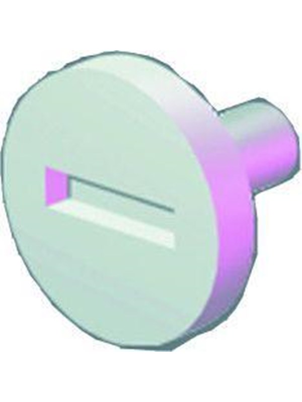 FIBOX Cover Schroef ss 12136 Grijs slotted head