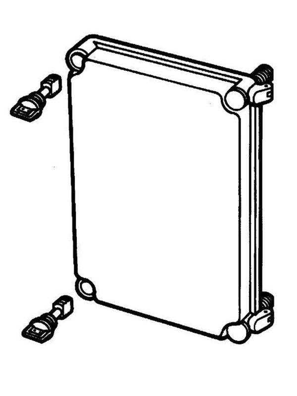 FIBOX Hinged Cover PC ekp 30-t-2fsh