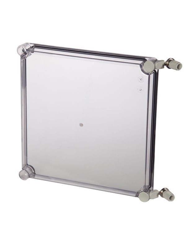 FIBOX Hinged cover pc eko 30-t-2fsh transparent