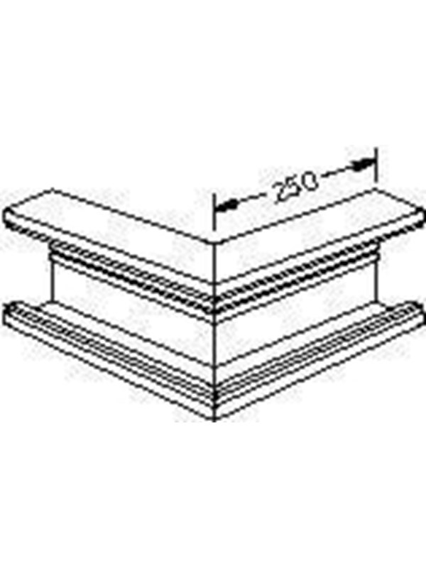 Hager Extern corner br 70130 pw