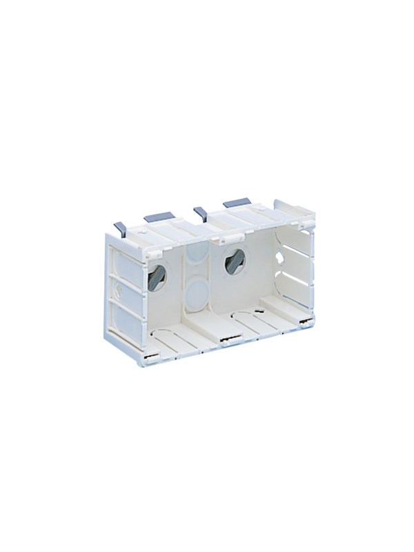 Tehalit Outlet box doubleopus so2-brn