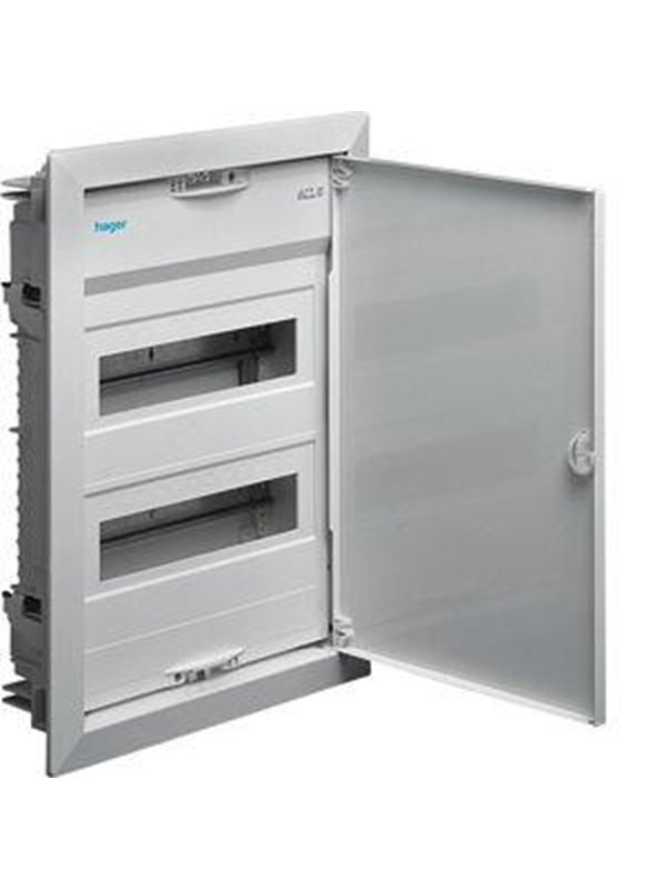 Hager Dis enclosure flush mounted 2 row 24m