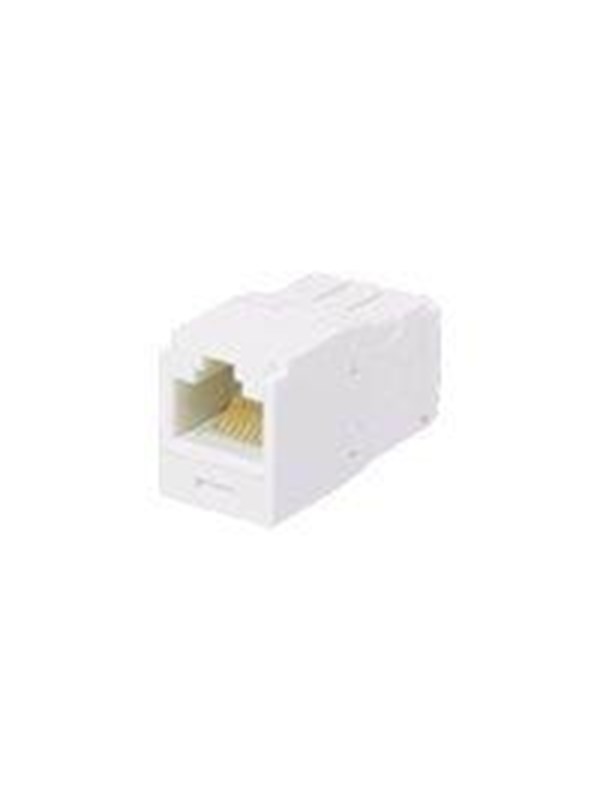 PANDUIT Mini-com module cat 6 utp 8 pos 8 wire Universal white.