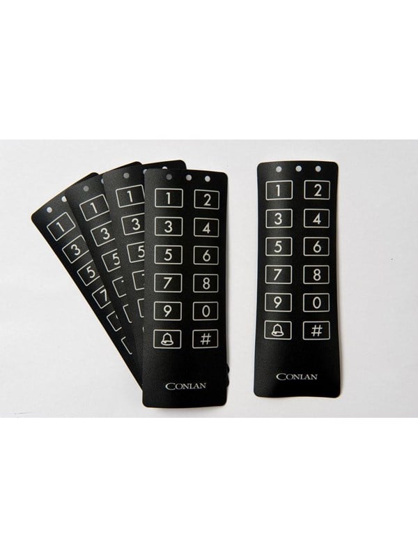 CONLAN Labels for ct black classic 5 pcs