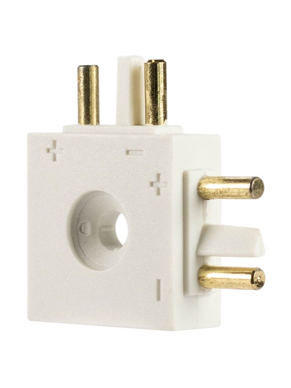 SG Armaturen Slimline l-connector mat Wit