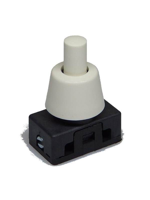 Teknisk Belysnings Industri Push Schakelaar with ring Wit
