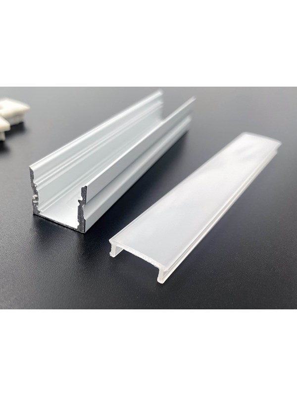 DEVELTRON Alu profile 10 with opal Cover - 2.5 m