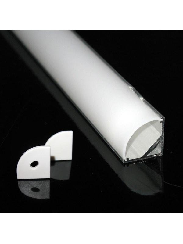 DEVELTRON Alu profil 2 with opal cover - 2.5 m