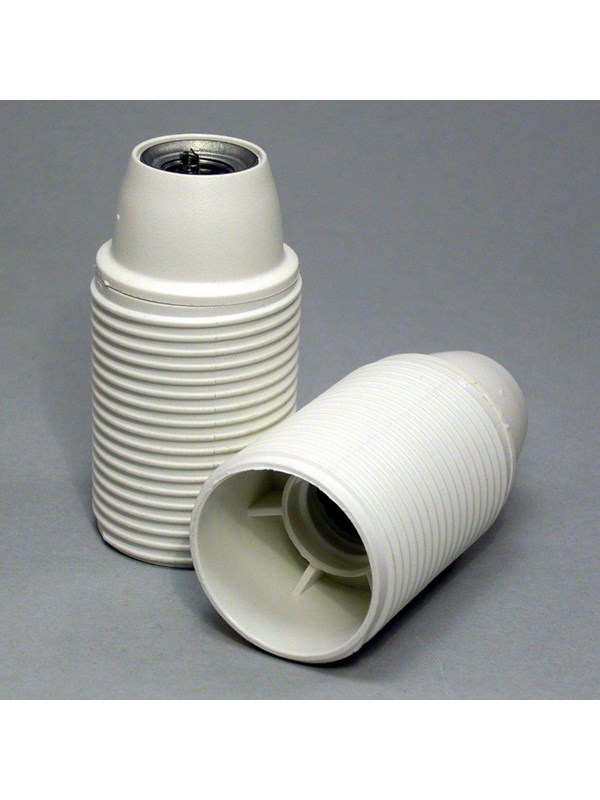 Teknisk Belysnings Industri E14 lampholder m10 threaded shell Wit
