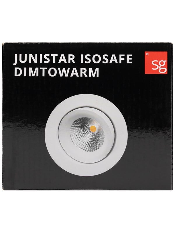 SG Armaturen Junistar isosafe dimtowarm Zwart 7w