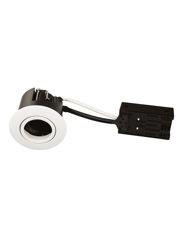 Scan Products Luna quick install 230v gu10 ip44 Wit round