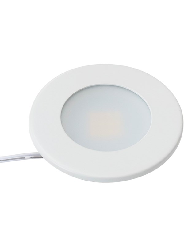 Nordtronic Alina cabinet lighting 350ma 2.2w 3000k 210lm matt white rou