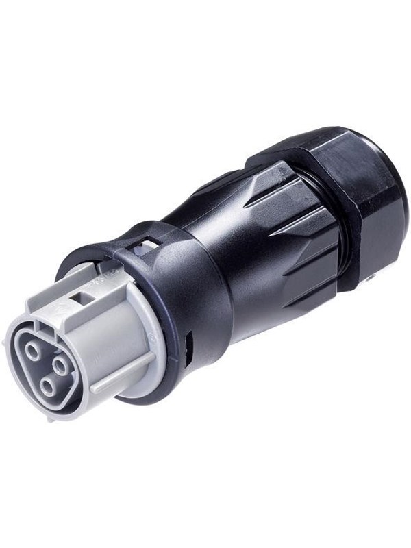 Wieland Rst25i3 plug female 3-pol 250v/32a 0.75-6mm2 ø=13-18mm grey