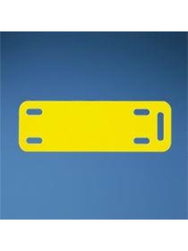 PANDUIT Thermal transfer marker plate.12.70x76.20mm Geel