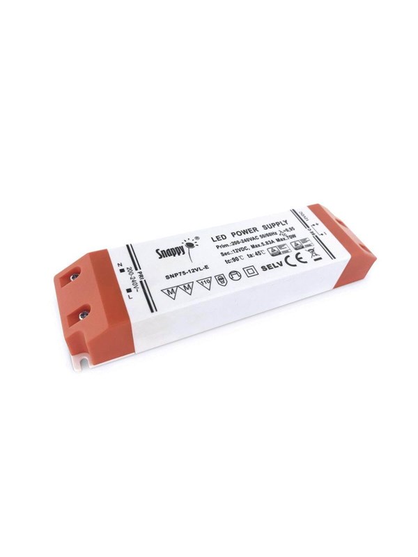 DEVELTRON 12vdc led power supply 75w - snappy
