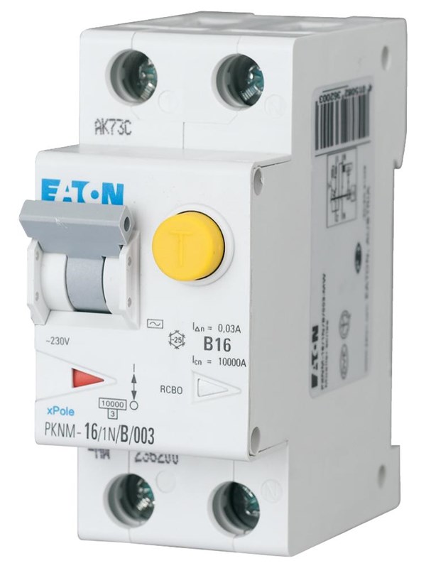 Eaton Pknm-13/1n/c/003-a-mw - combined residual circuit and miniat