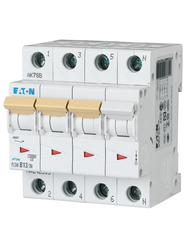 Eaton Plsm-c13/3n-mw - miniature circuit breaker mcb