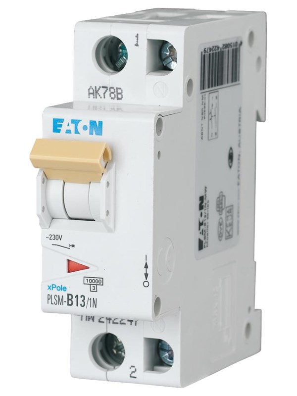 Eaton Pls6-c13/1n-mw - miniature circuit breaker mcb