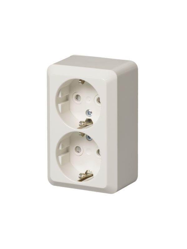 ABB Socket outlet schuko 2-g screwless term