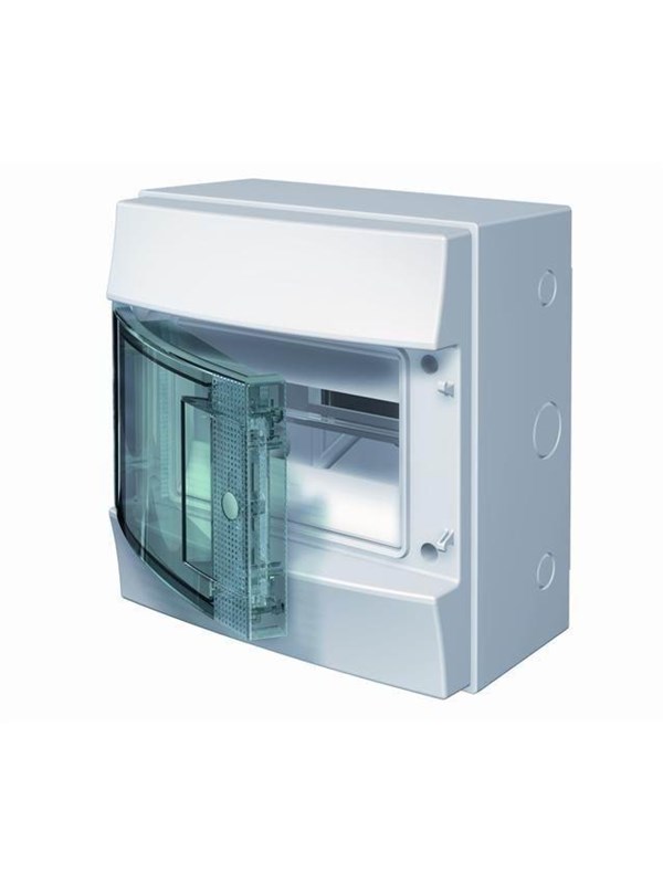 ABB Consumenteneenheden 8m met transparante deur IP65