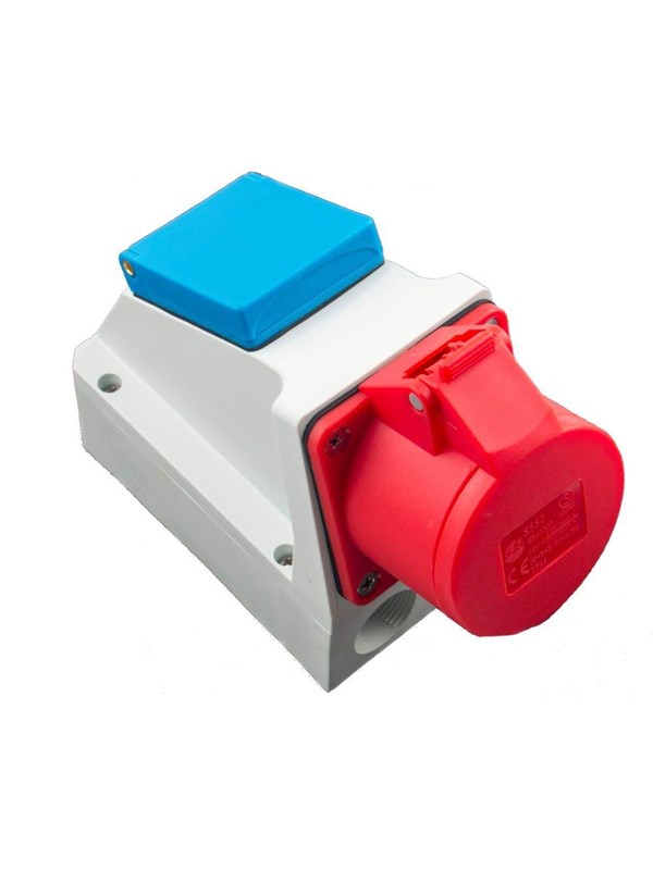 Elworks Cee combi 5p/dk 3p 16a