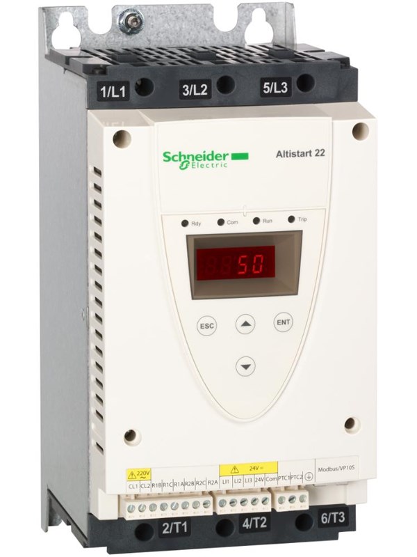 Schneider Electric Electronic soft starter control 220v pow