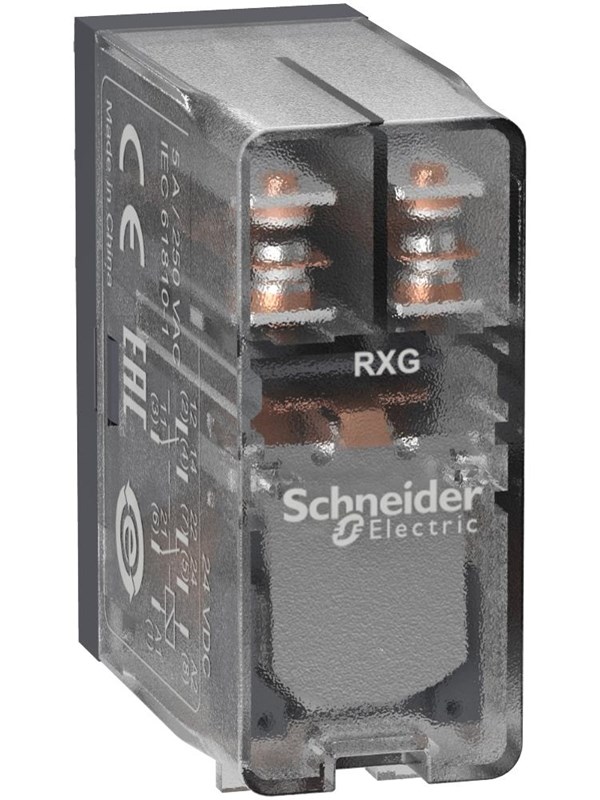 Schneider Electric 2co 5a relay Transparant 24vdc