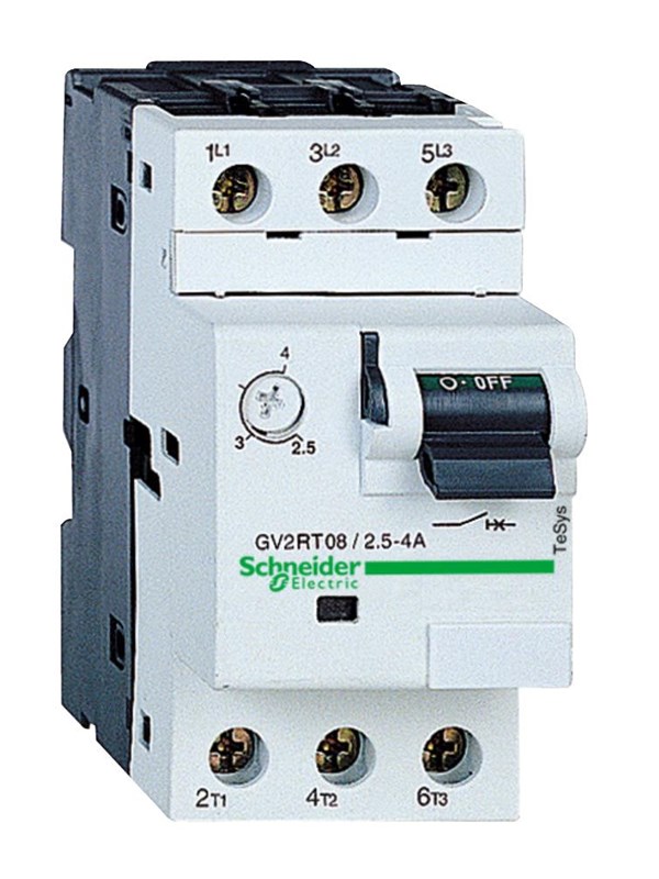 Schneider Electric Motor stroomonderbreker 1.00-1.60A GV2RT06