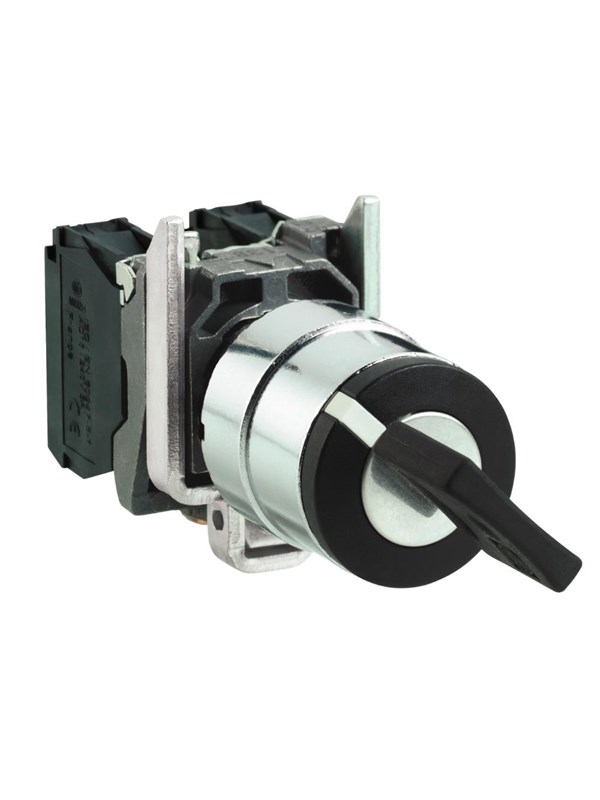 Schneider Electric Harmony key switch complete with 3 fixed positions and key (