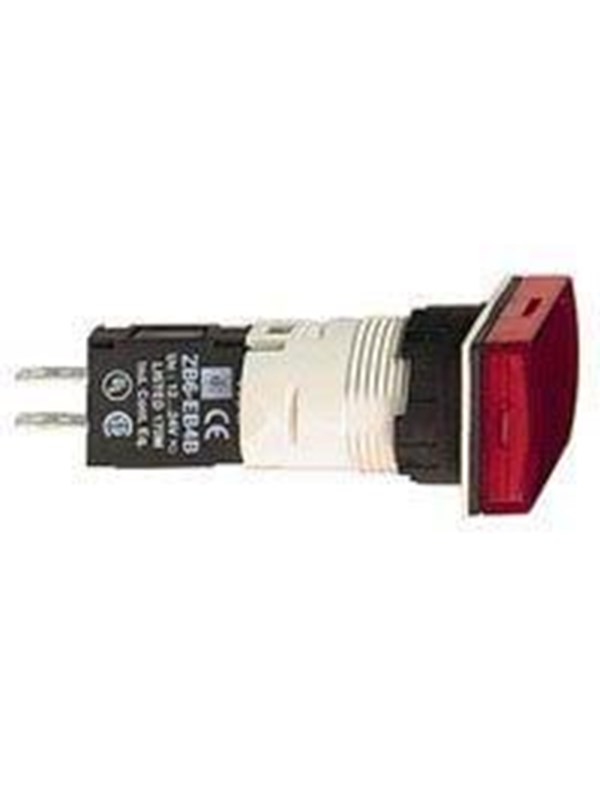 Schneider Electric Rect.pilot light Rood 6-24