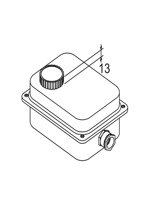 Jevi Junction box for immersion heater type h 2rg