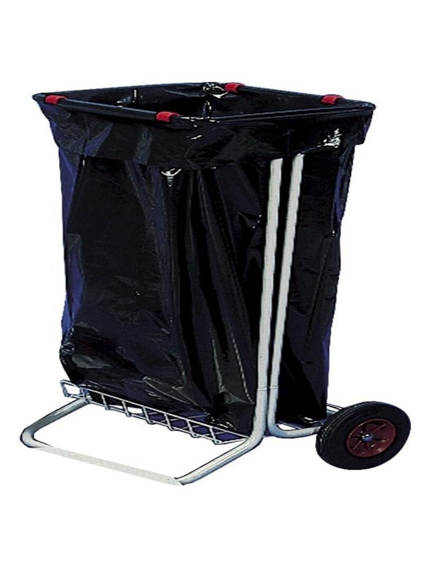 Antalis Rubbish bag Houder Zilver 4 wheels without lid