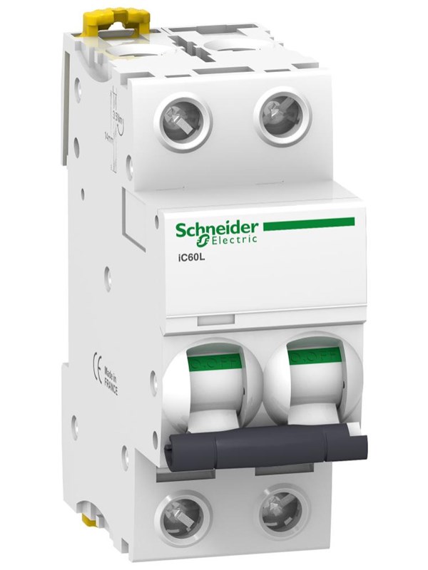 Schneider Electric Acti9 ic60l 2p 2a C miniature circuit br