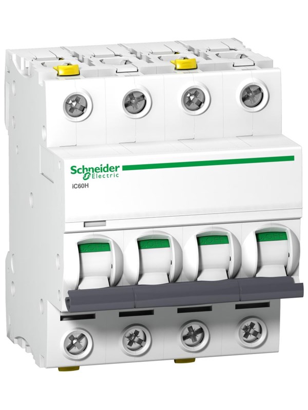Schneider Electric Acti9 ic60h 4p 10a c miniature circuit breaker