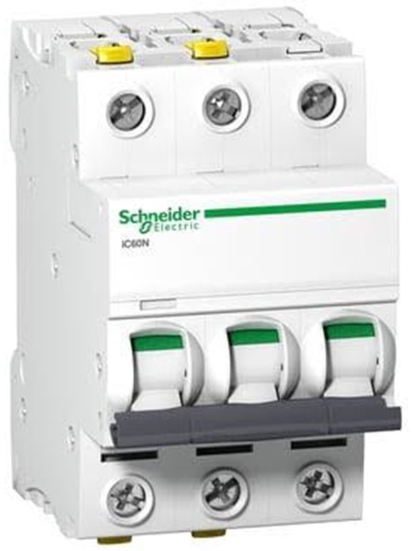 Schneider Electric Acti9 ic60n miniature circuit breaker 3p 32 a c curve 10