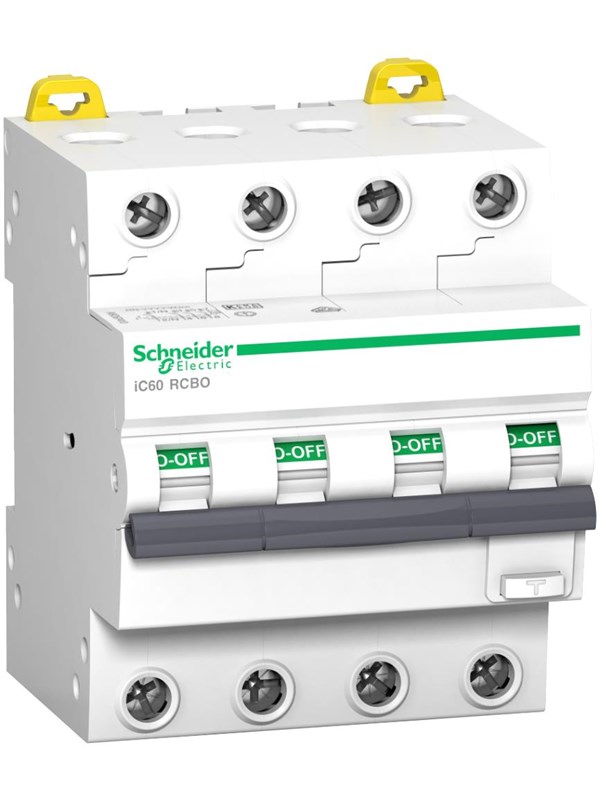 Schneider Electric Acti9 ic60 rcbo 4p 10a 30ma c 6ka a