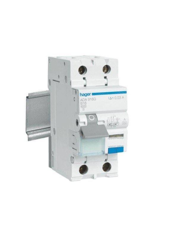 Hager Rcbo 1p+n 6ka c-13a 30ma a