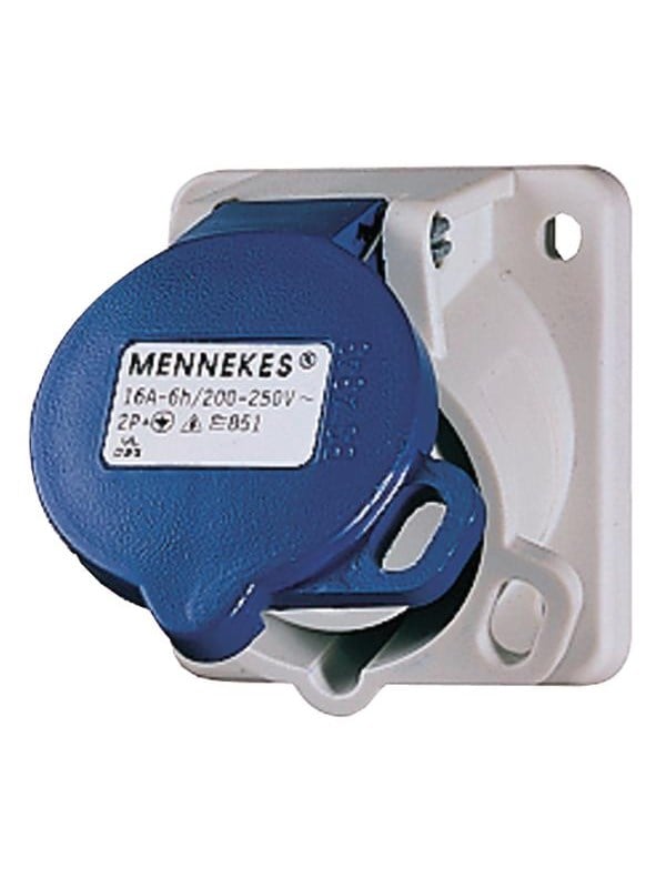 Mennekes Panel mounted recept. 16a3p6h230v ip44