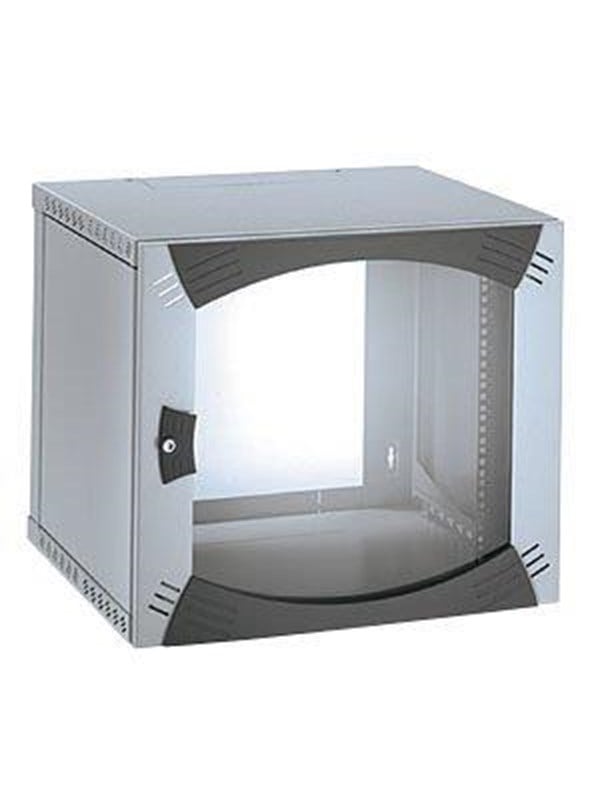 LK Actassi 19'' wandgemonteerde open kast 6u w600 d400 vast 19 gla