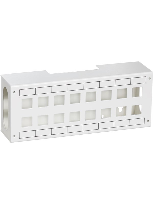 LK Actassi 19'' data-uitlaat patchbox 16 x rj45 bdh=250x60x100