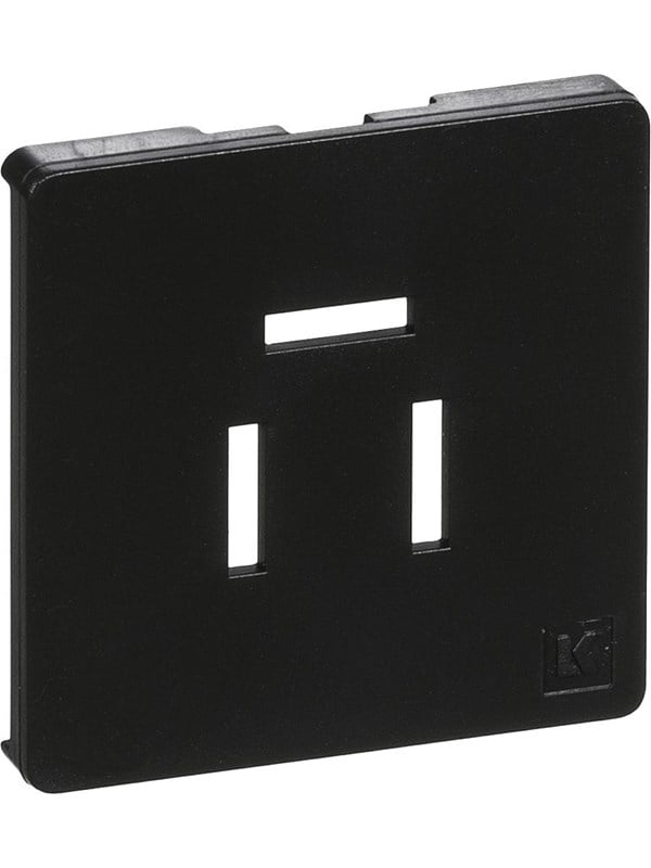 LK fuga cover for telefonoutlet 3-pol 1 modul dark grey