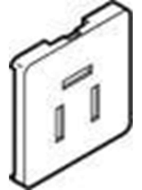LK Teleoutlet fuga t1 Cover 3 poles Aan md 88 Wit
