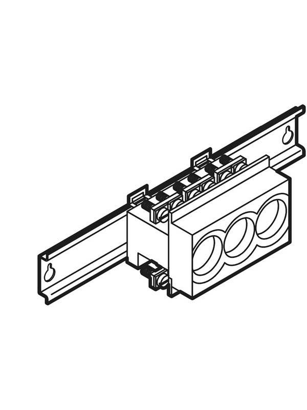 LK fuse Houder d02 3-pole of im p