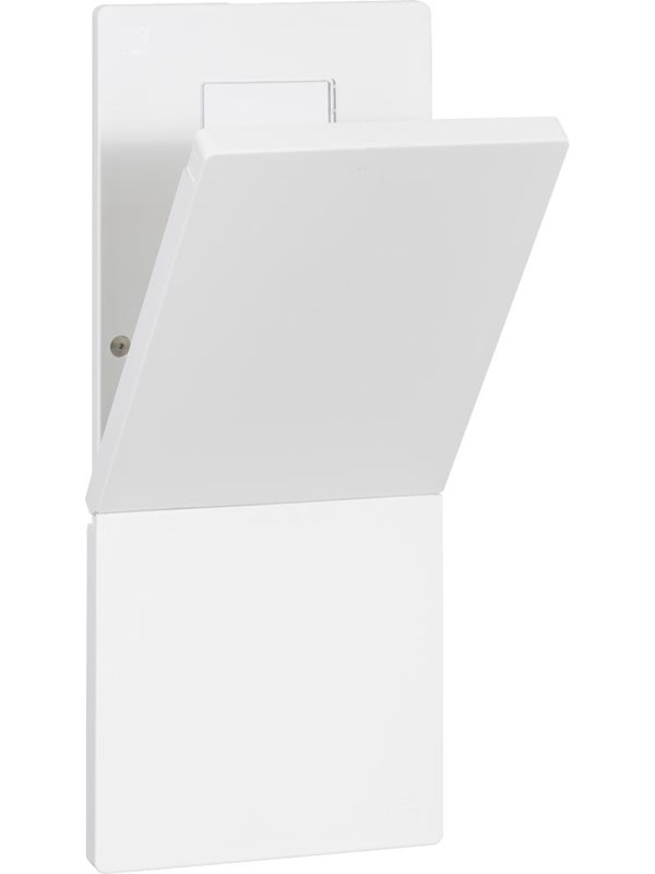 LK front doors with sealing strip without reading pane Wit